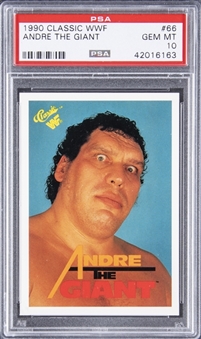 1990 Classic WWF #66 Andre The Giant - PSA GEM MT 10